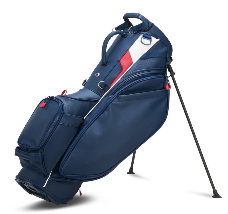 Ogio Shadow stand bag, červeno/bílo/modrý