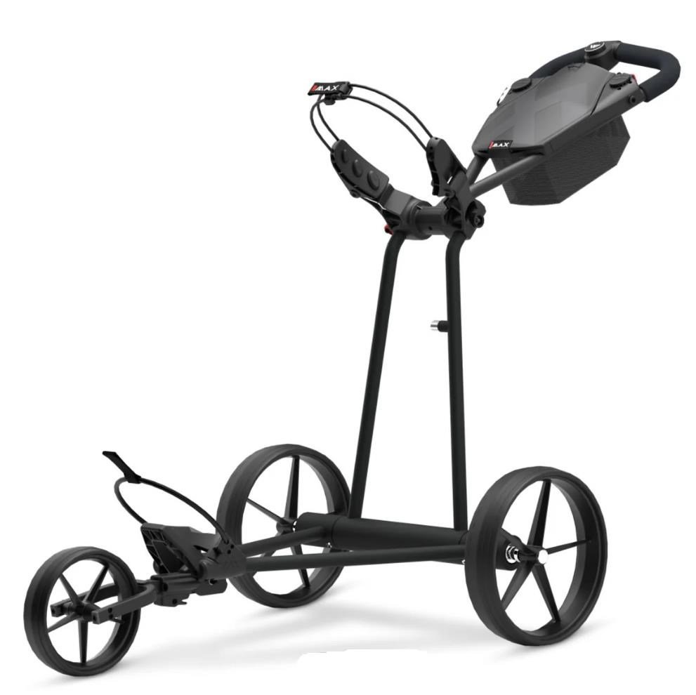 Big Max e-TI elektrický golfový vozík, černý + baterie, nabíječka, 27+ baterie