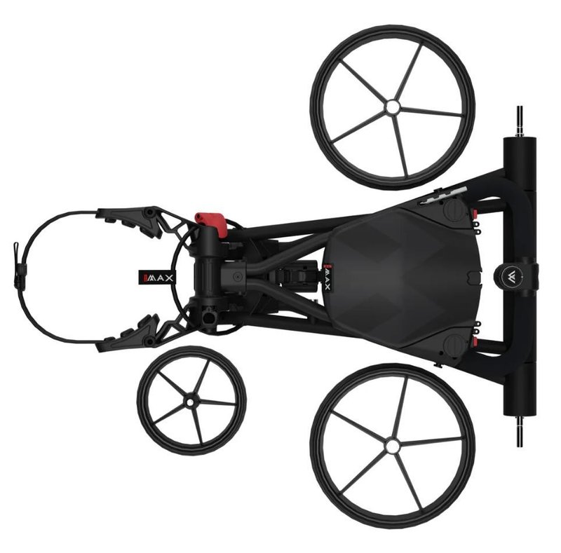 Big Max e-TI elektrický golfový vozík, černý + baterie, nabíječka, 27+ baterie