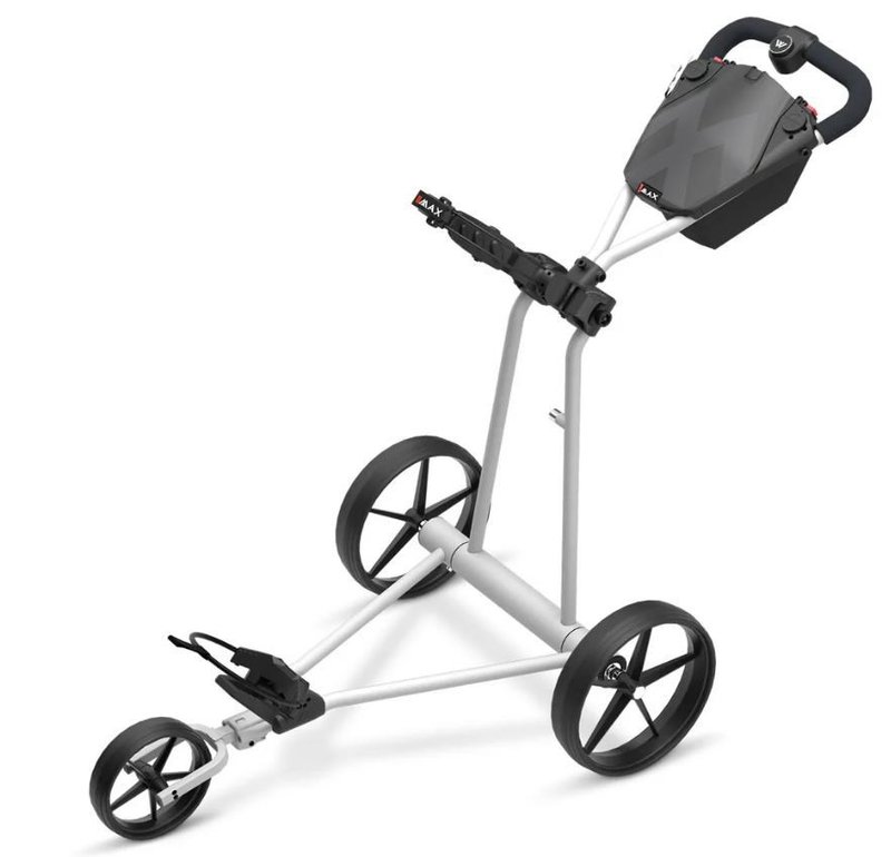 Big Max e-TI elektrický golfový vozík, šedý + baterie, nabíječka, 27+ baterie