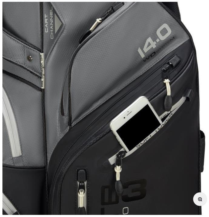 Big Max Dri Lite Silencio 3 cart bag, černo/šedý