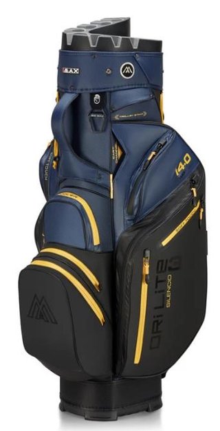 Big Max Dri Lite Silencio 3 cart bag, black/navy/corn