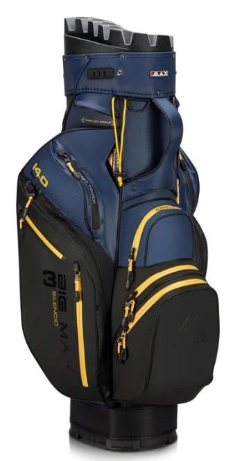 Big Max Dri Lite Silencio 3 cart bag, black/navy/corn