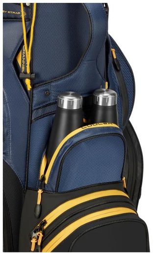 Big Max Dri Lite Silencio 3 cart bag, black/navy/corn