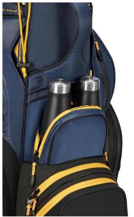 Big Max Dri Lite Silencio 3 cart bag, black/navy/corn