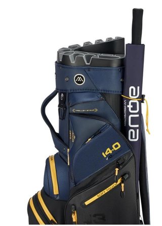Big Max Dri Lite Silencio 3 cart bag, black/navy/corn