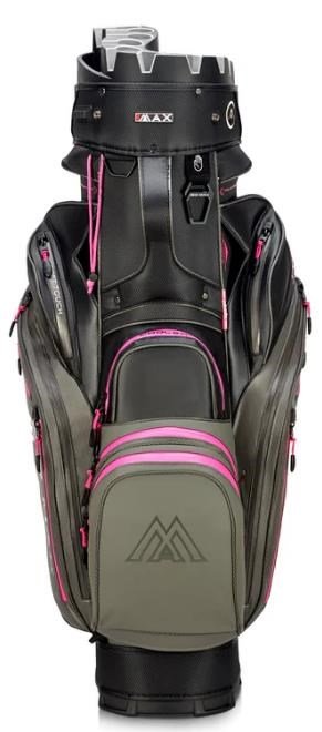Big Max Dri Lite Silencio 3 cart bag, charcoal/black/fuchsia