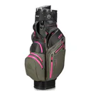 Big Max Dri Lite Silencio 3 cart bag, charcoal/black/fuchsia