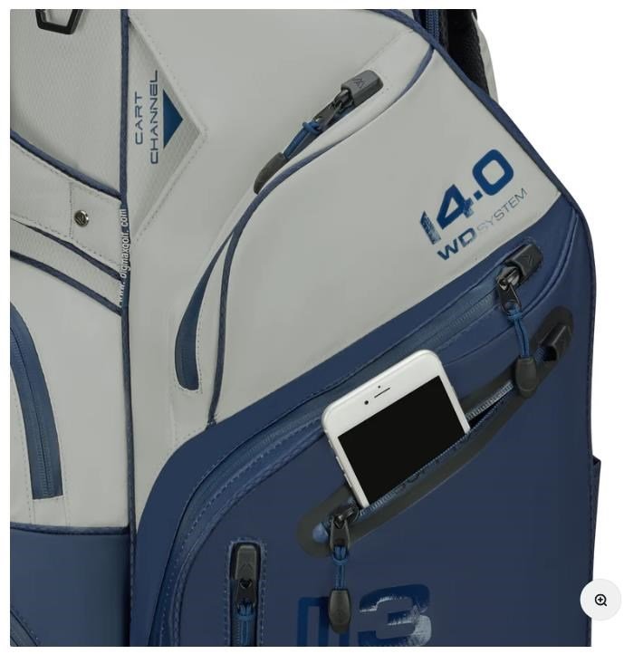 Big Max Dri Lite Silencio 3 cart bag, navy/off white