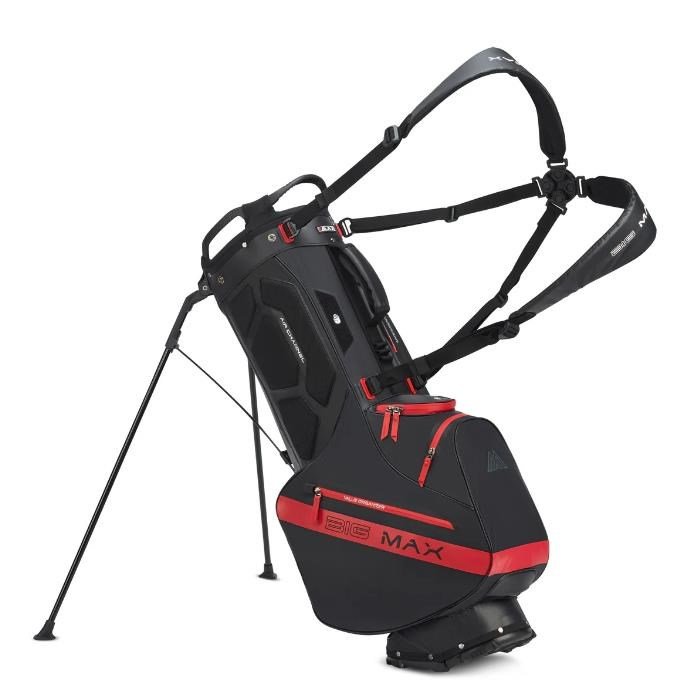Big Max Aqua Eight H stand bag, černo/červený