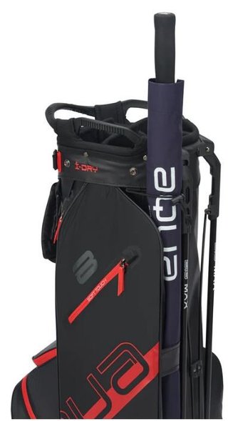 Big Max Aqua Eight H stand bag, černo/červený