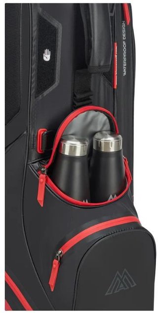 Big Max Aqua Eight H stand bag, černo/červený