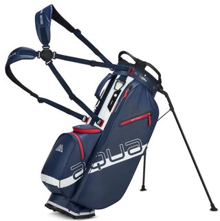 Big Max Aqua Eight H stand bag, white/navy/red