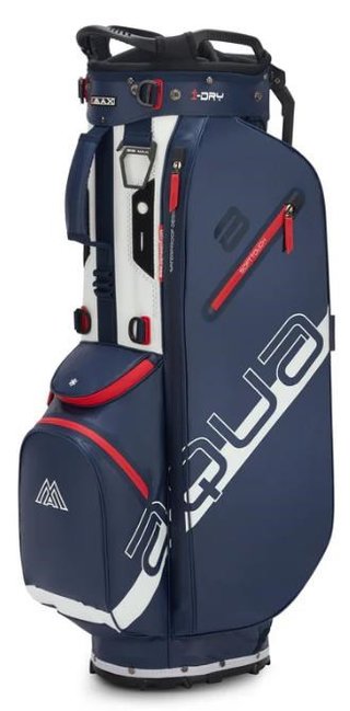 Big Max Aqua Eight H stand bag, white/navy/red