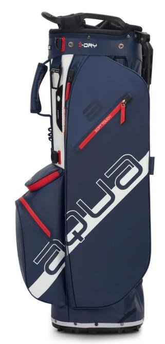 Big Max Aqua Eight H stand bag, white/navy/red