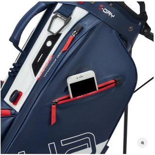 Big Max Aqua Eight H stand bag, white/navy/red