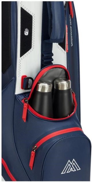 Big Max Aqua Eight H stand bag, white/navy/red