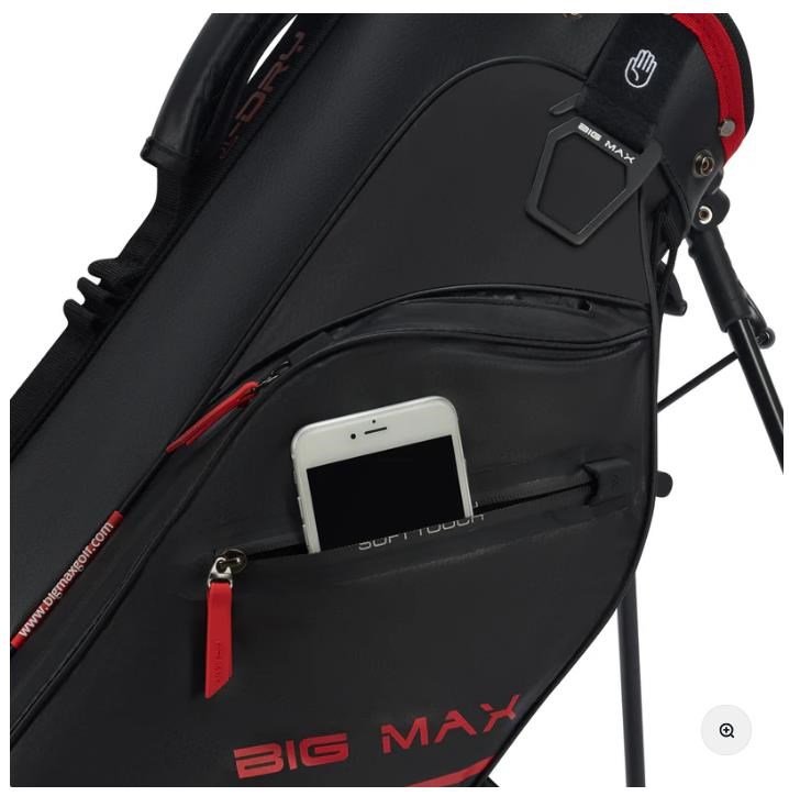 Big Max Aqua Seven H stand bag, černo/červený