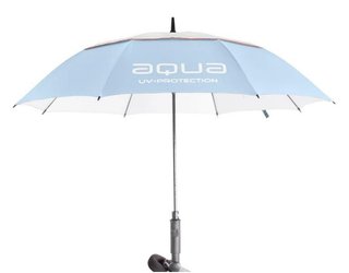 Big Max Aqua UV deštník 60", ice blue/white/peach