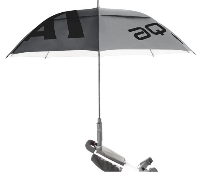Big Max Aqua XL UV golfový deštník 68", šedo/černý