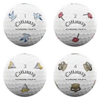Callaway Limited Edition Chrome Tour Major Series: July Major golfové míčky