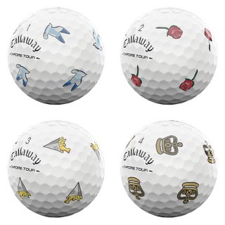 Callaway Limited Edition Chrome Tour Major Series: July Major golfové míčky