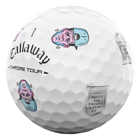 Callaway Chrome Tour Truvis golfové míčky, Halloween