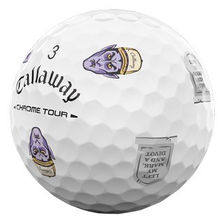 Callaway Chrome Tour Truvis golfové míčky, Halloween