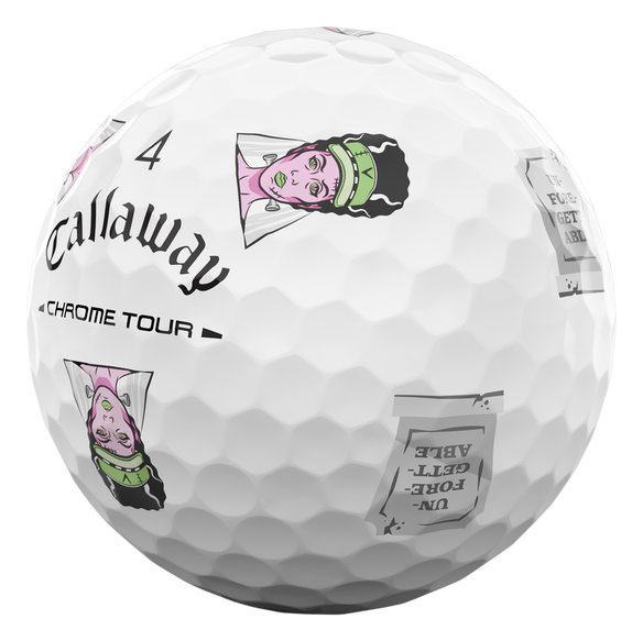 Callaway Chrome Tour Truvis golfové míčky, Halloween