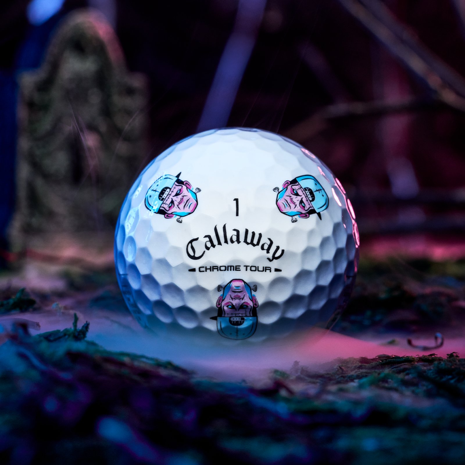 Callaway Chrome Tour Truvis golfové míčky, Halloween