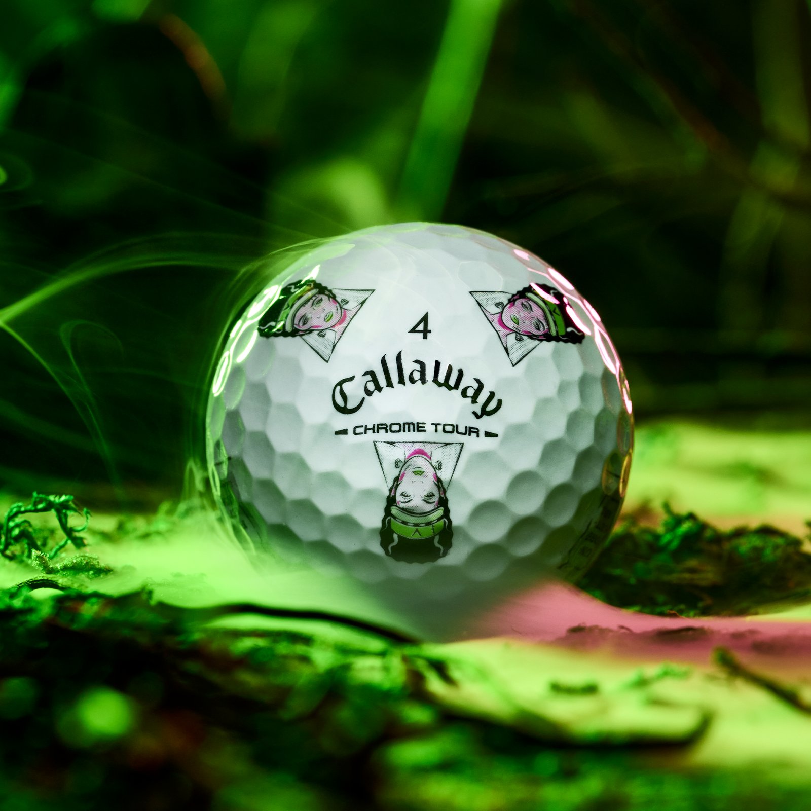 Callaway Chrome Tour Truvis golfové míčky, Halloween