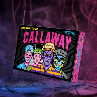 Callaway Chrome Tour Truvis golfové míčky, Halloween