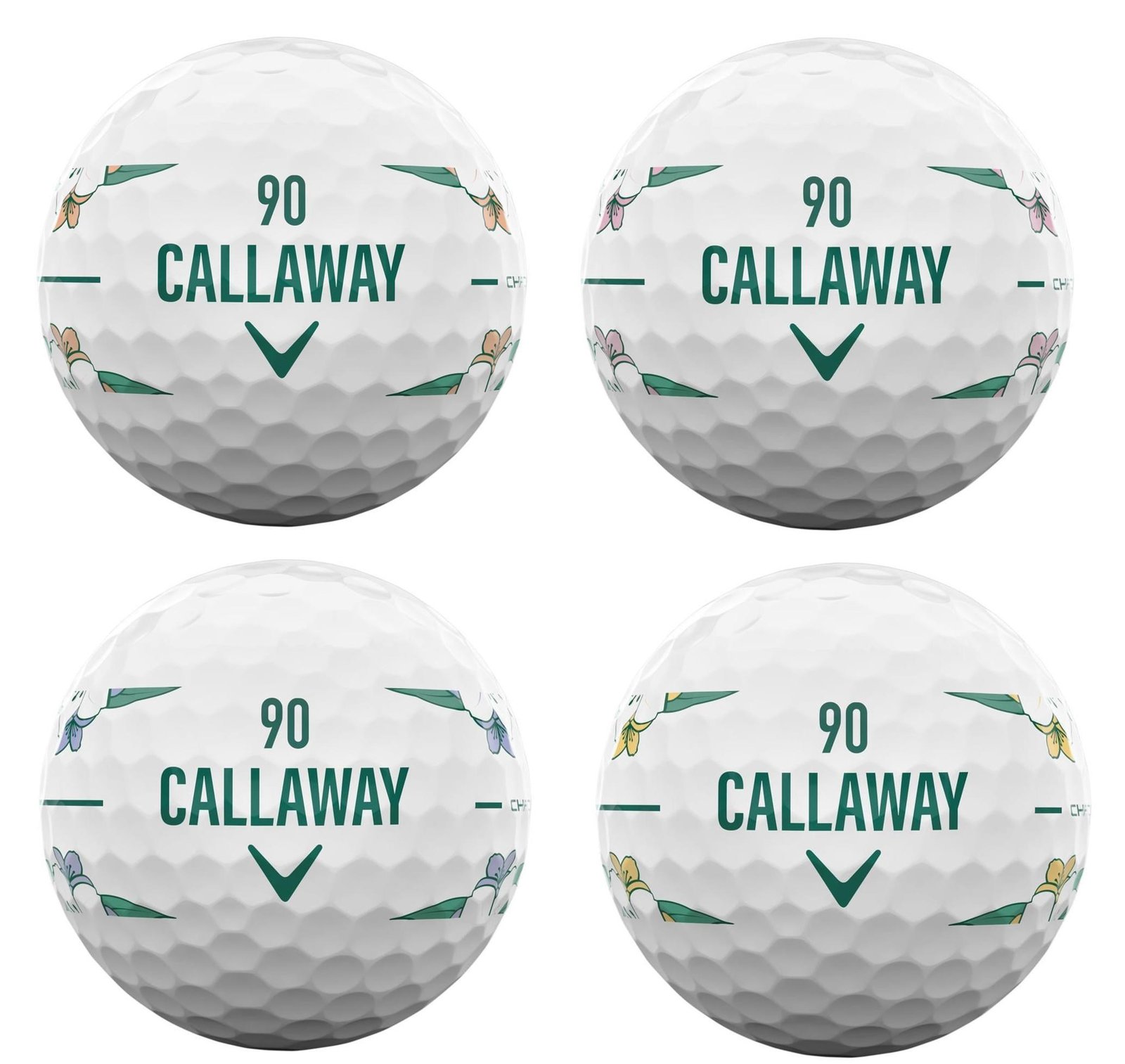 LIMITED - Callaway Chrome Tour April Major Series golfové míčky