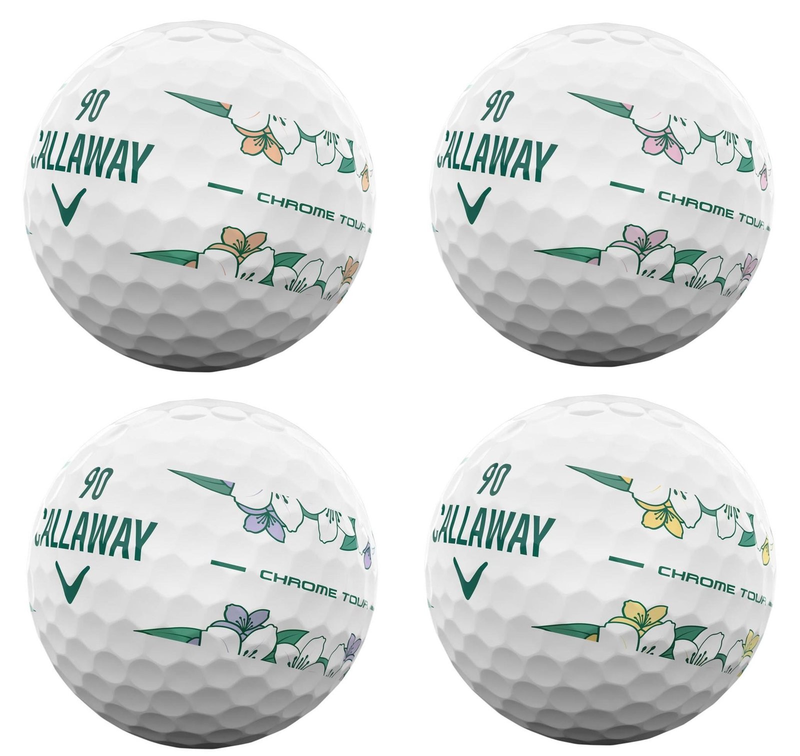 LIMITED - Callaway Chrome Tour April Major Series golfové míčky
