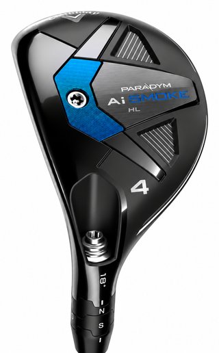 DEMO Callaway Paradym Ai Smoke HL pánský hybrid, levý, 4H-21°, Regular