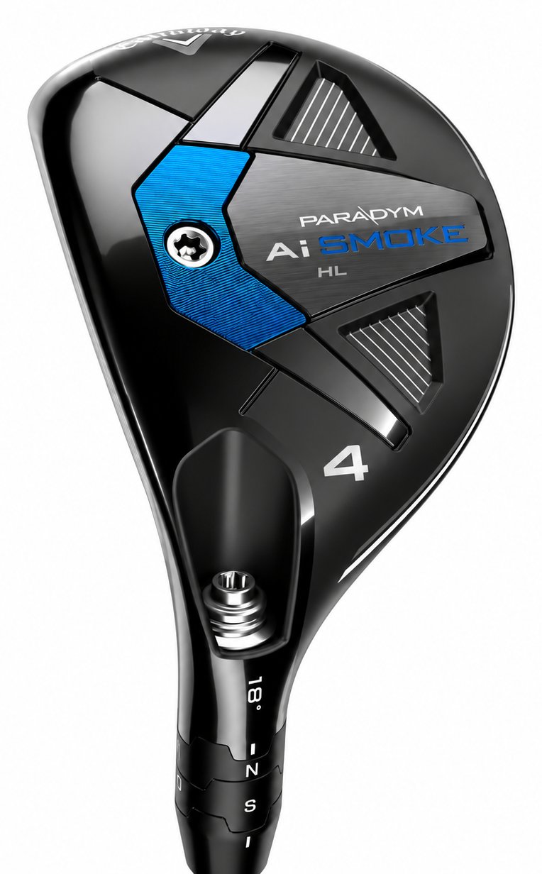 DEMO Callaway Paradym Ai Smoke HL pánský hybrid, levý, 4H-21°, Regular