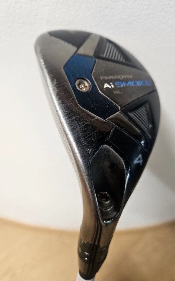 DEMO Callaway Paradym Ai Smoke HL pánský hybrid, levý, 4H-21°, Regular