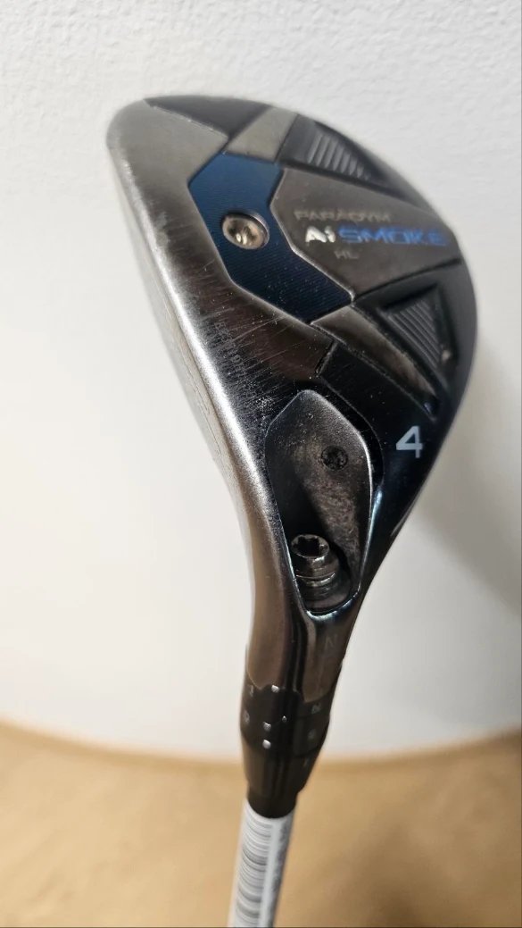 DEMO Callaway Paradym Ai Smoke HL pánský hybrid, levý, 4H-21°, Regular