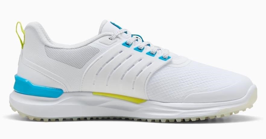 Puma Ignite Elevate 2 pánské golfové boty, white/speed blue/apple spritz