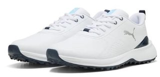 Puma Fusion Grip 6 Evo pánské golfové boty, bílo/šedé
