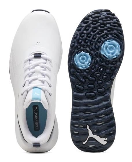 Puma Fusion Grip 6 Evo pánské golfové boty, bílo/šedé