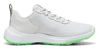 Puma Gruve Sport Junior dětské golfové boty, white/fluro green pes