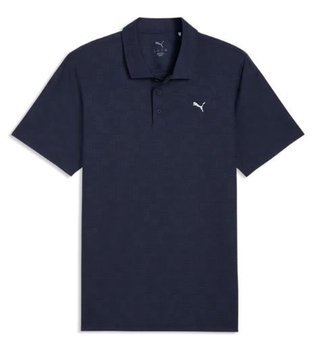 Puma Mattr Deco Jacquard pánské polo, tmavě modré