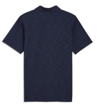 Puma Mattr Deco Jacquard pánské polo, tmavě modré
