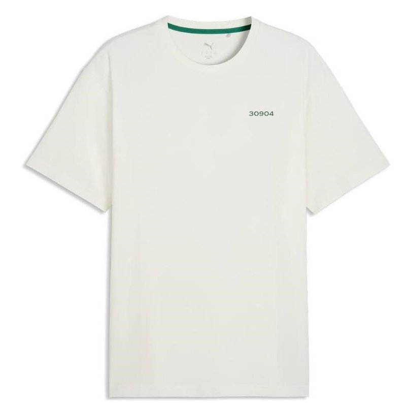 Puma 30904 T-Shirt pánské polo, bílo/zelené