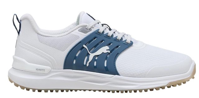 Puma Ignite Elevate 2 pánské golfové boty, bílo/modré
