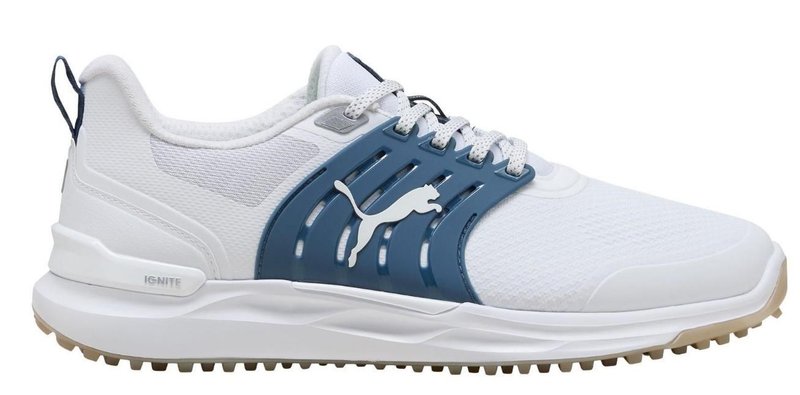 Puma Ignite Elevate 2 pánské golfové boty, bílo/modré