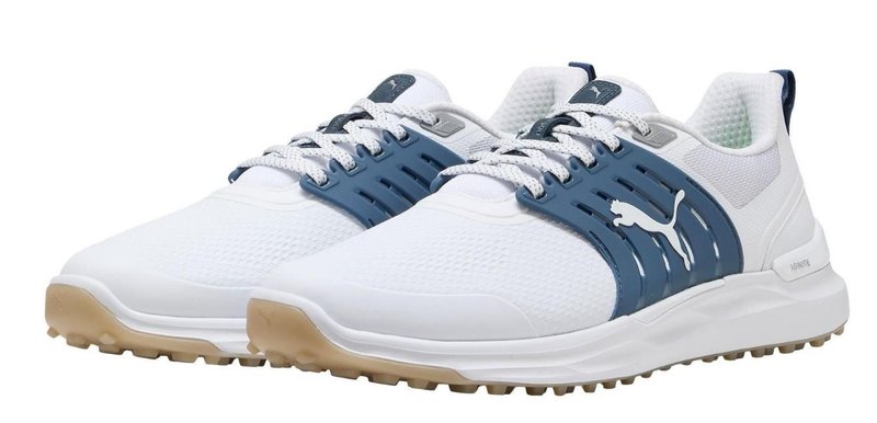 Puma Ignite Elevate 2 pánské golfové boty, bílo/modré