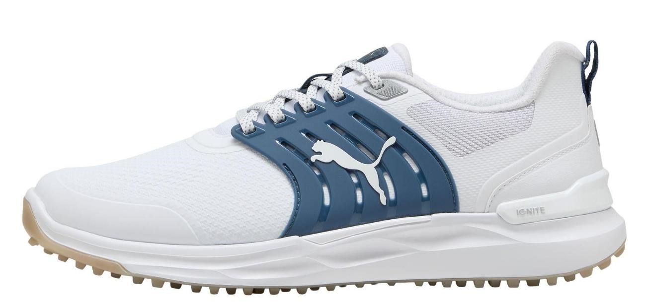 Puma Ignite Elevate 2 pánské golfové boty, bílo/modré