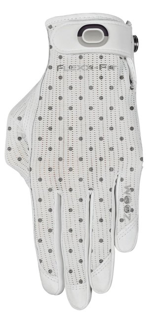 Zoom Sun Style Powernet dámská golfová rukavice, bílá/polka dot